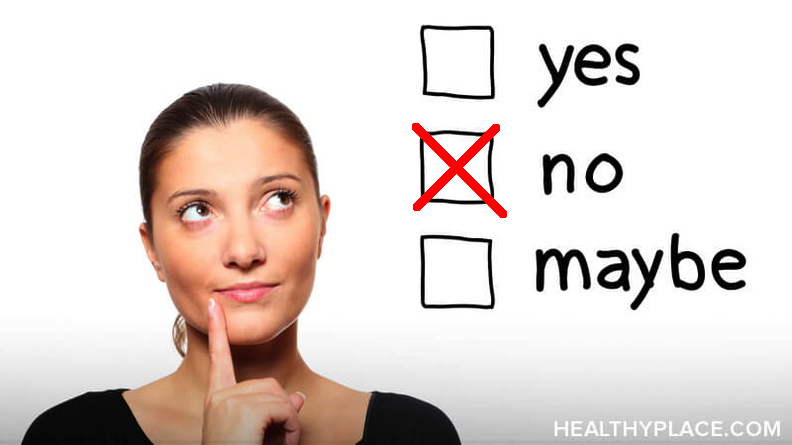 Learning to say no can be difficult. But doing so more often can be an effective way of gaining self-respect. Learn why at HealthyPlace.