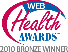 2010 Web Health Award for Best Health Blog - Bronze Winner