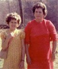 Steven at age 12 with mother