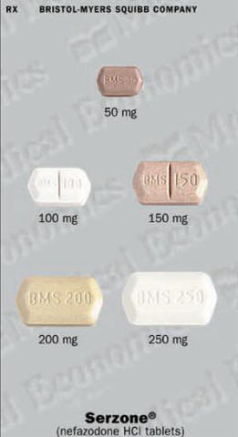 Serzone prescription