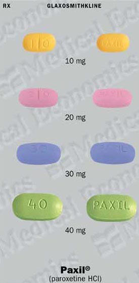 Paxil - 10, 20, 30, 40 mg