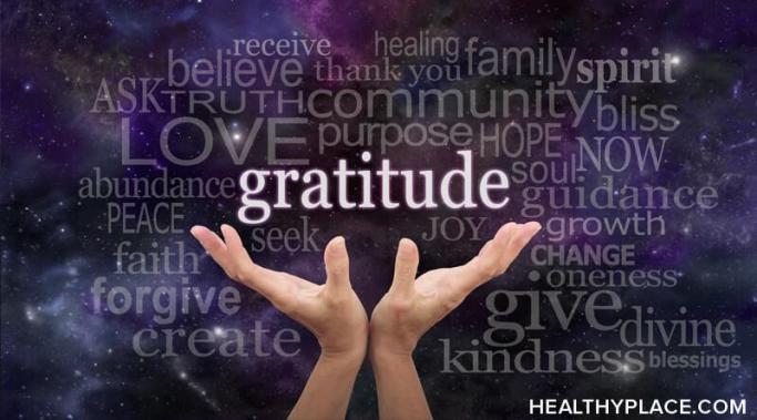 Gratitude helps me get through the anxiety, unrest, and melancholy of the holidays. I feel hopeless this season, but a gratitude journal helps. Learn more at HealthyPlace.