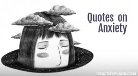 Anxiety quotes providing inspiration and a look into what it's like living with anxiety and panic. These quotes are on beautiful shareable images.