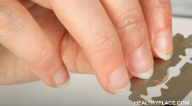 Cutting self is common among self-harmers. Self-injury cutting, may be seen as a way of relieving emotional pain. Learn more about cutting and self-mutilation.