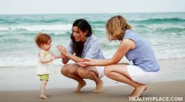 As a lesbian parent, should you come out to your children? Learn risks and benefits of lesbian parents coming out to children.
