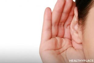 Does your child hear voices? He's not alone. It could be a side effect of medications, but it's also not uncommon for a child to just hear voices. 