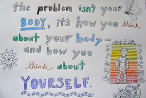 In eating disorder recovery, your body may be changing. How do you deal with body image and fighting negative body thoughts.