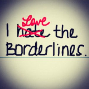 People hesitate to call themselves borderline because of stigma but I say we should say we are borderline and reclaim the word borderline to reduce stigma.