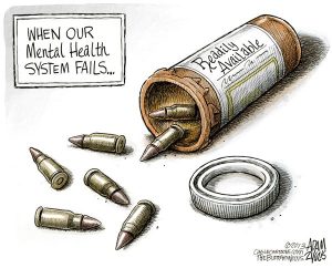 While gun violence perpetrators may be mentally unwell, that doesn't mean they have a diagnosable mental illness. Why does the distinction matter? Read this.